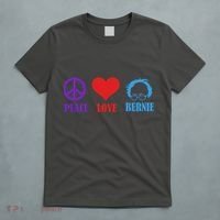 Peace Love Bernie Sanders 2020 T-Shirt thumb 5