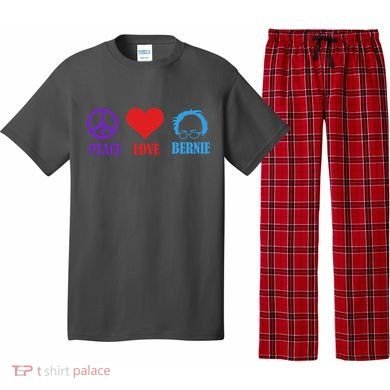 Peace Love Bernie Sanders 2020 Pajama Set