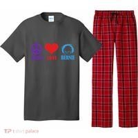 Peace Love Bernie Sanders 2020 Pajama Set thumb 0
