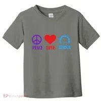 Peace Love Bernie Sanders 2020 Toddler T-Shirt thumb 0