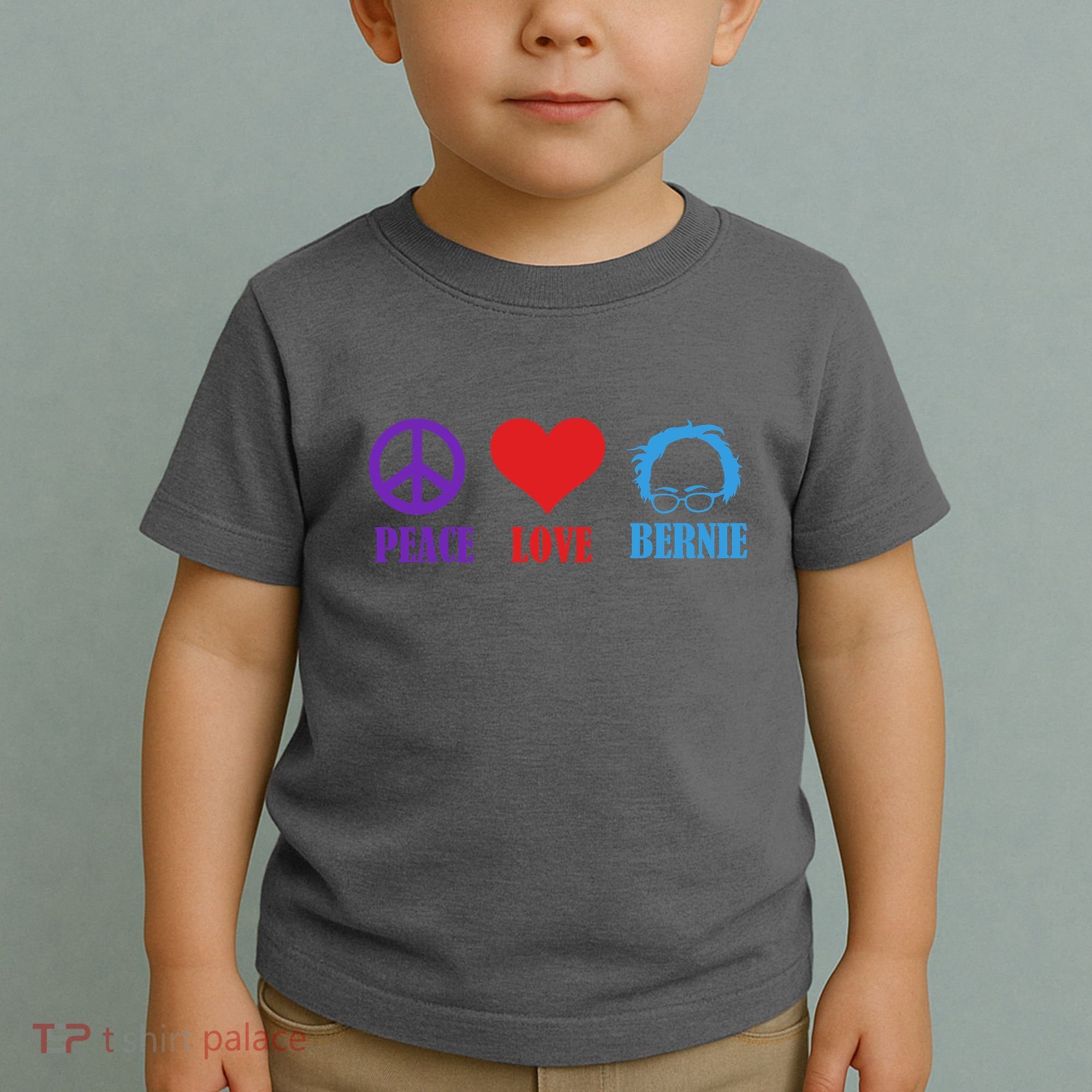Peace Love Bernie Sanders 2020 Toddler T-Shirt
