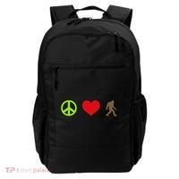 Peace Love Bigfoot  Backpack thumb 0