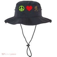 Peace Love Bigfoot  Bucket Hat thumb 0