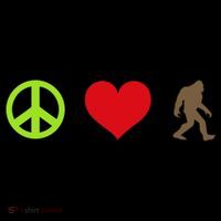 Peace Love Bigfoot  Coffee Mug thumb 5