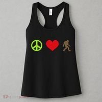 Peace Love Bigfoot  Women's Tank Top thumb 3