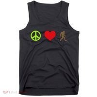 Peace Love Bigfoot  Tank Top thumb 0