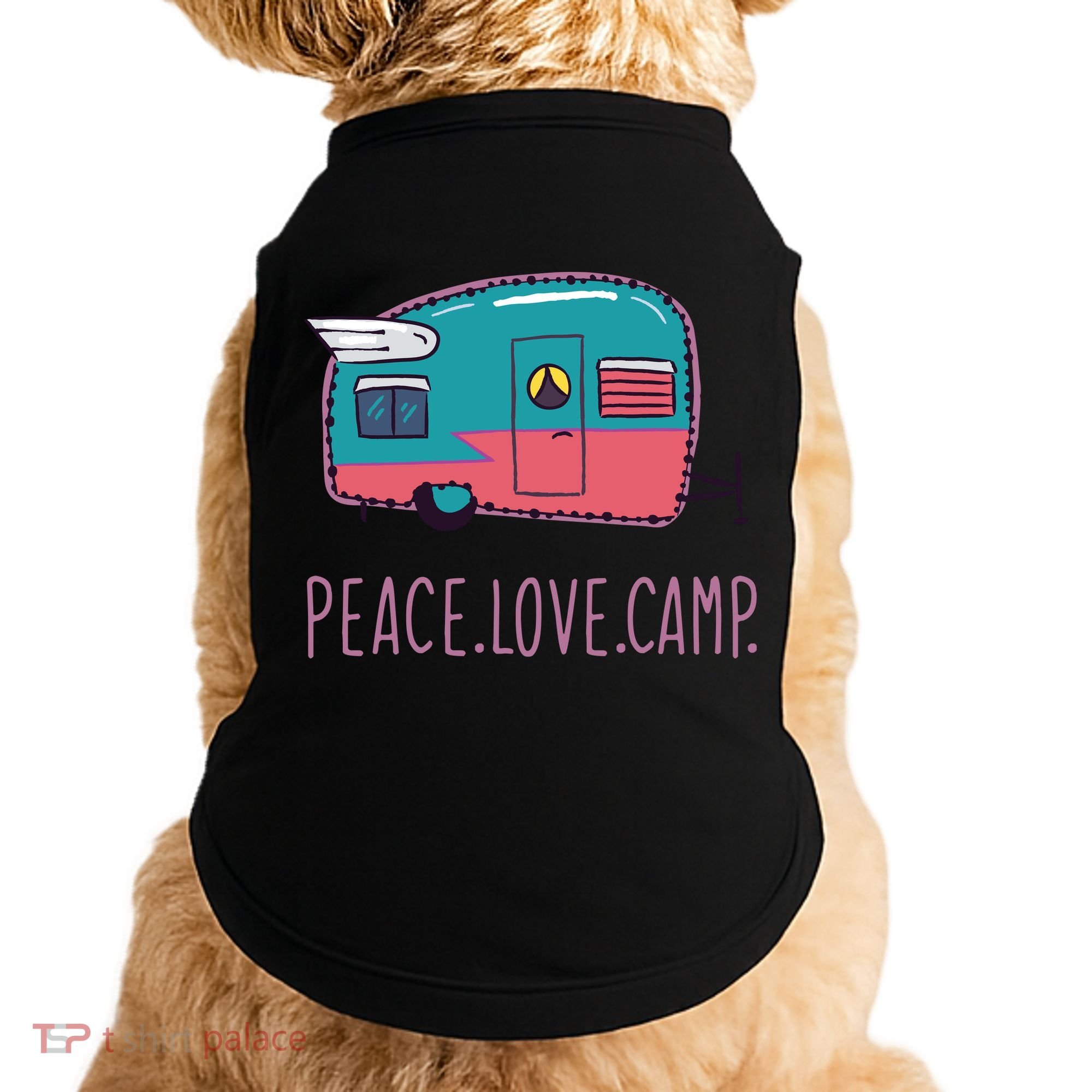Peace Love Camp Doggie Tank