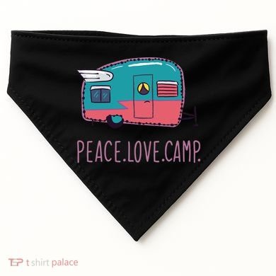 Peace Love Camp USA-Made Doggie Bandana