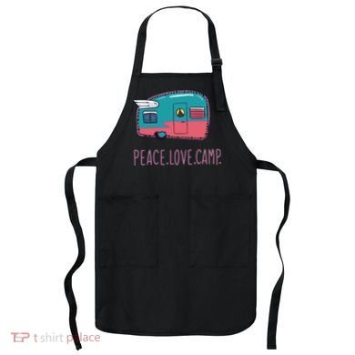 Peace Love Camp Apron