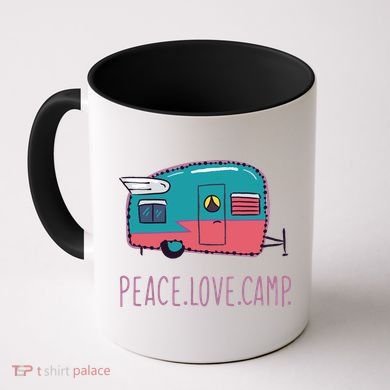 Peace Love Camp Coffee Mug