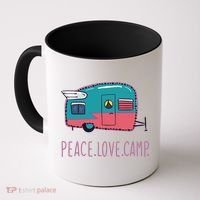 Peace Love Camp Coffee Mug thumb 0