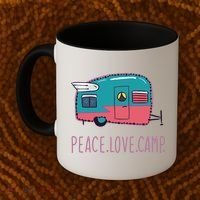 Peace Love Camp Coffee Mug thumb 2