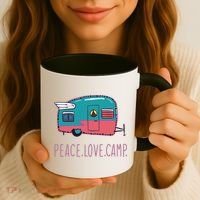 Peace Love Camp Coffee Mug thumb 3