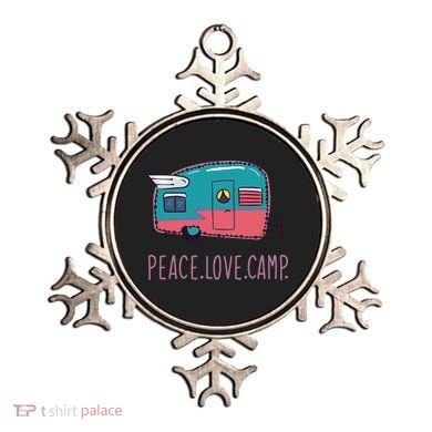 Peace Love Camp Ornament