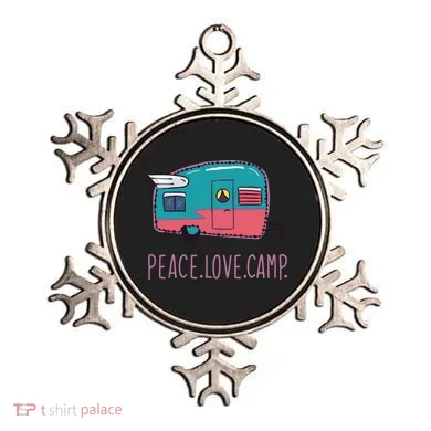 Peace Love Camp Ornament