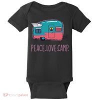 Peace Love Camp Baby Bodysuit thumb 0