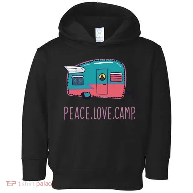 Peace Love Camp Toddler Hoodie