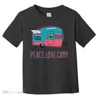 Peace Love Camp Toddler T-Shirt thumb 0