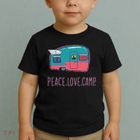 Peace Love Camp Toddler T-Shirt thumb 2