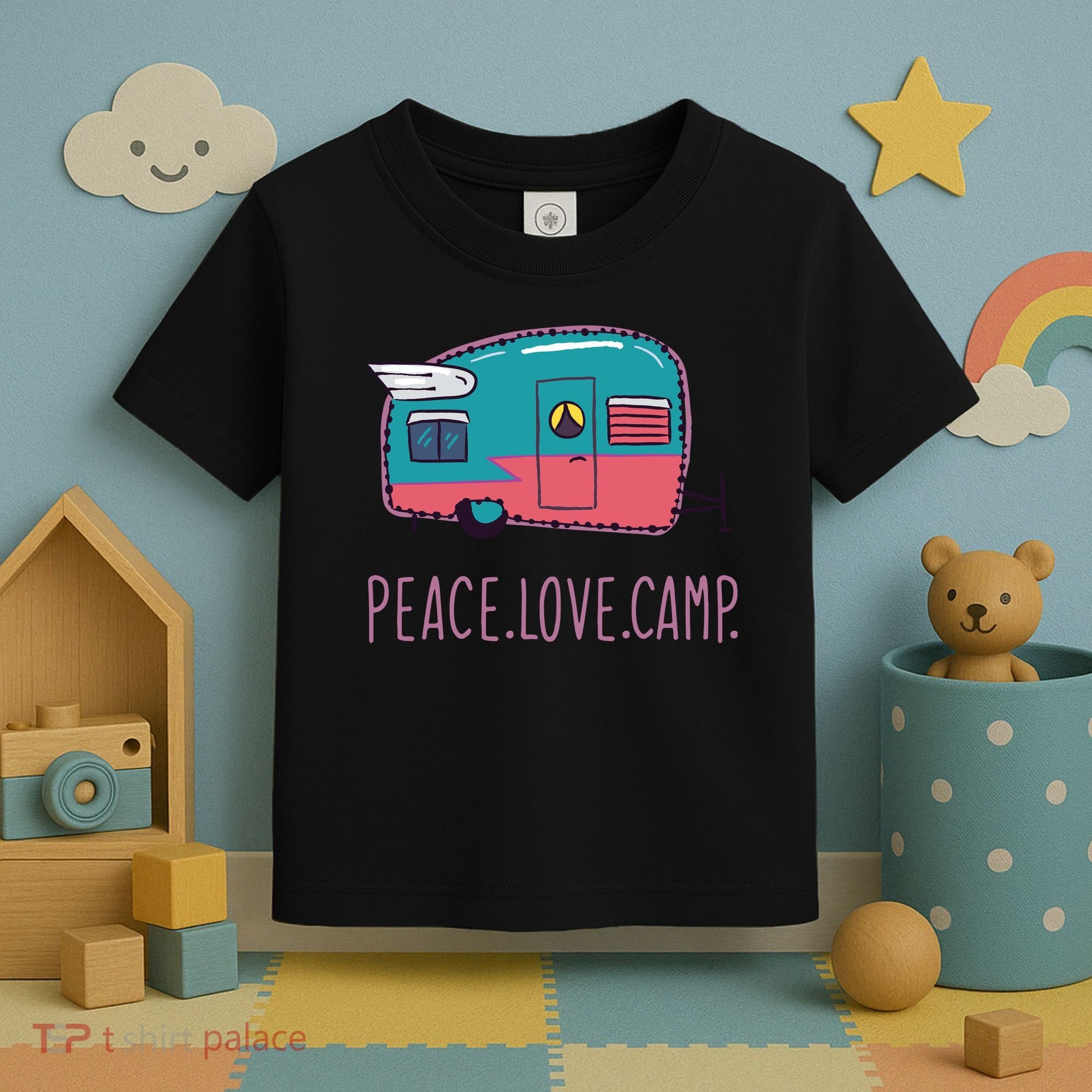 Peace Love Camp Toddler T-Shirt