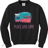 Peace Love Camp Kids Sweatshirt thumb 0