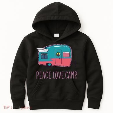 Peace Love Camp Kids Hoodie