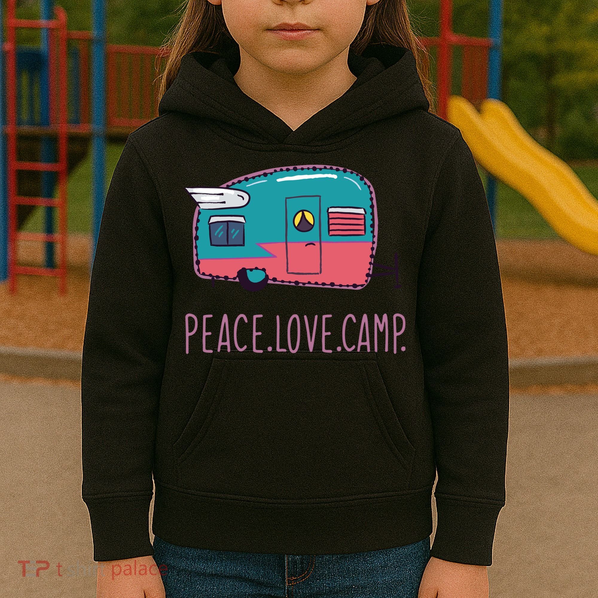 Peace Love Camp Kids Hoodie