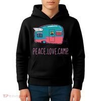 Peace Love Camp Kids Hoodie thumb 4