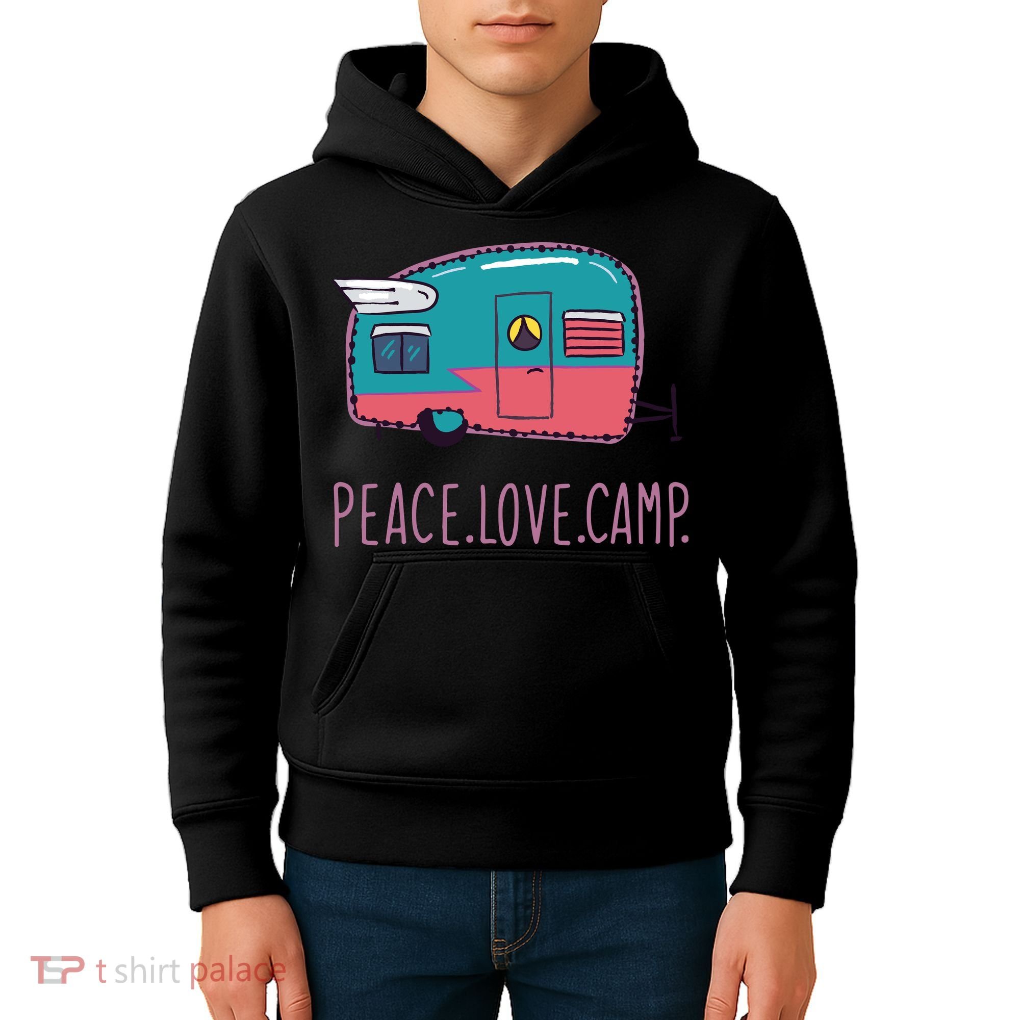 Peace Love Camp Kids Hoodie