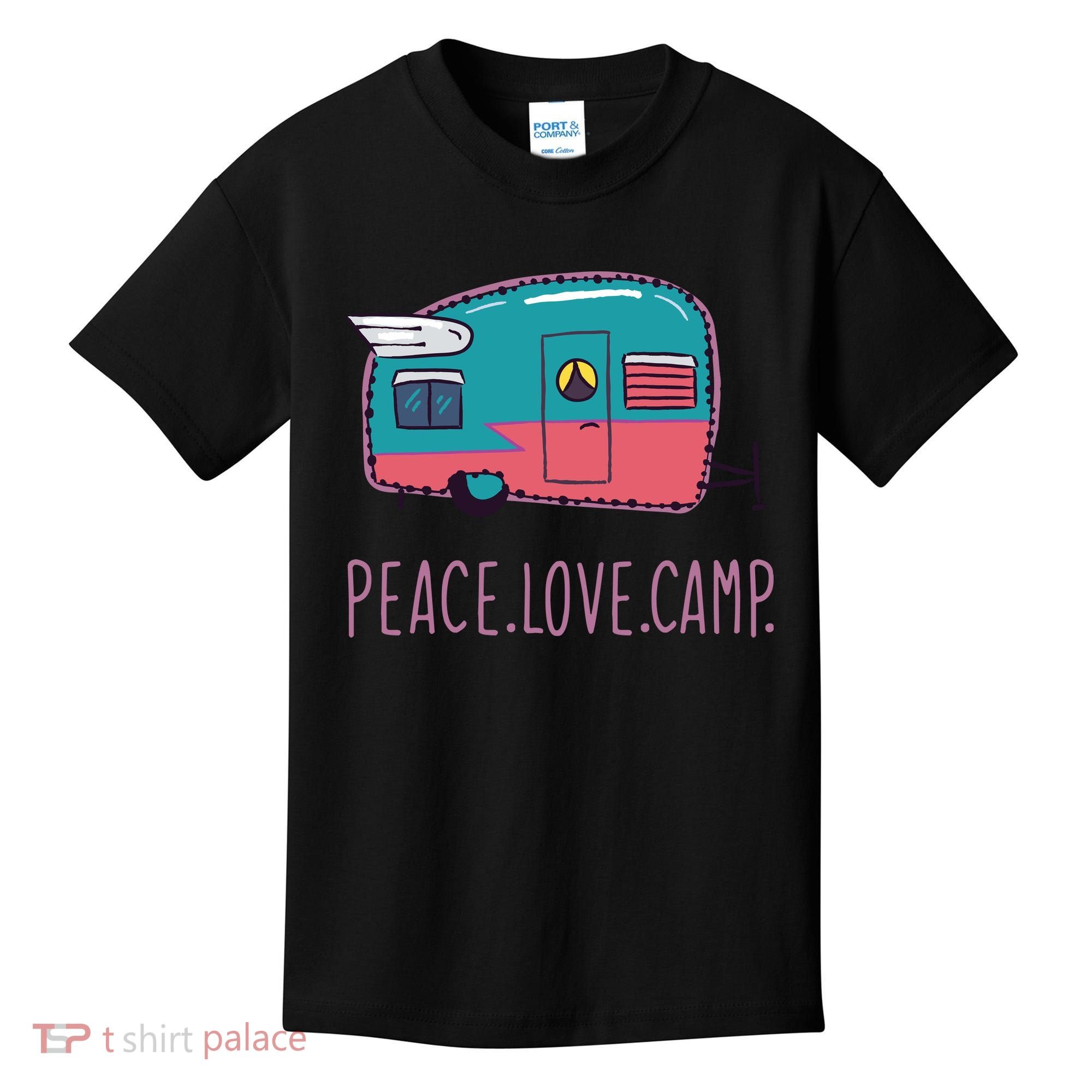 Peace Love Camp Kids T-Shirt