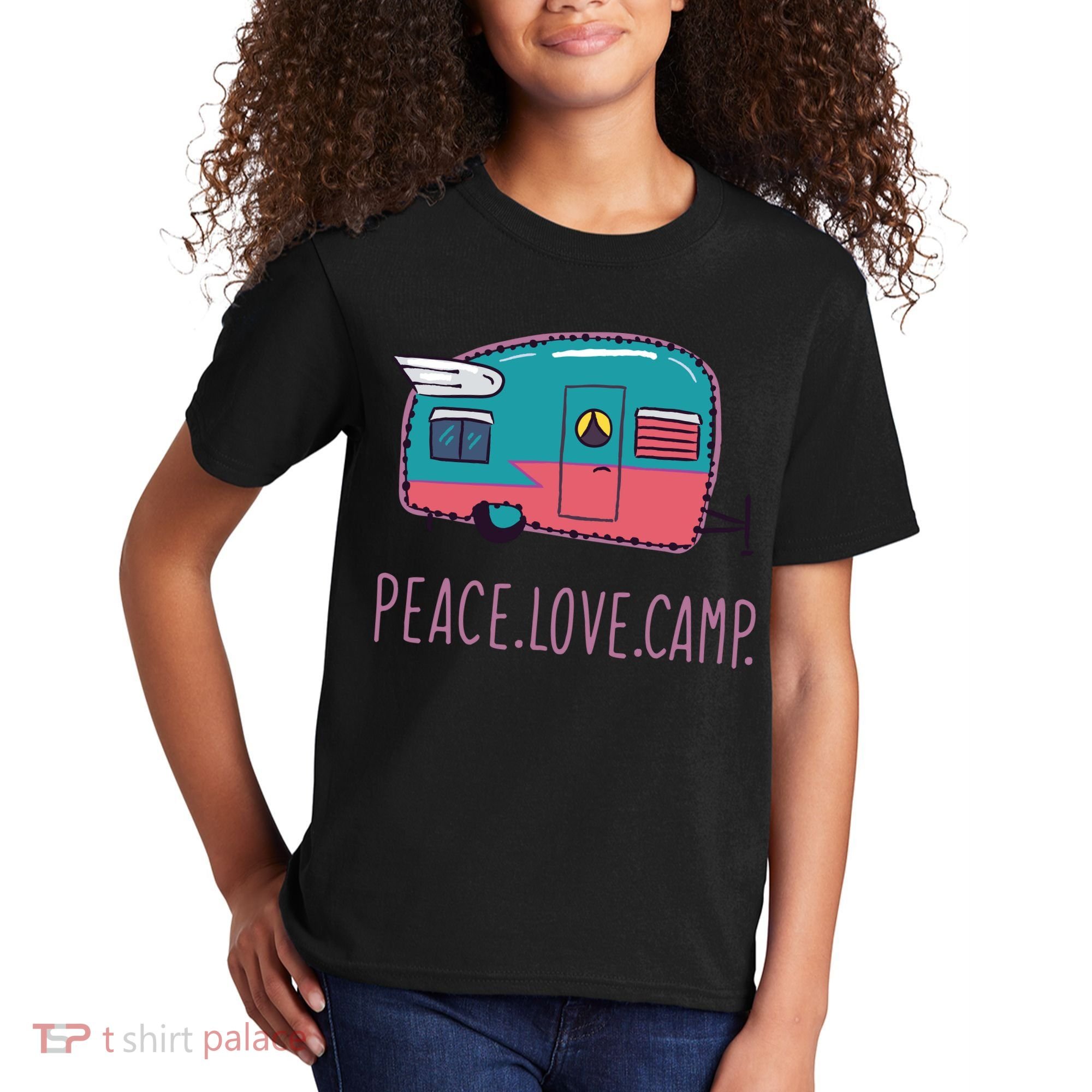 Peace Love Camp Kids T-Shirt
