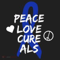 Peace Love Cure ALS Awareness Beanie thumb 2