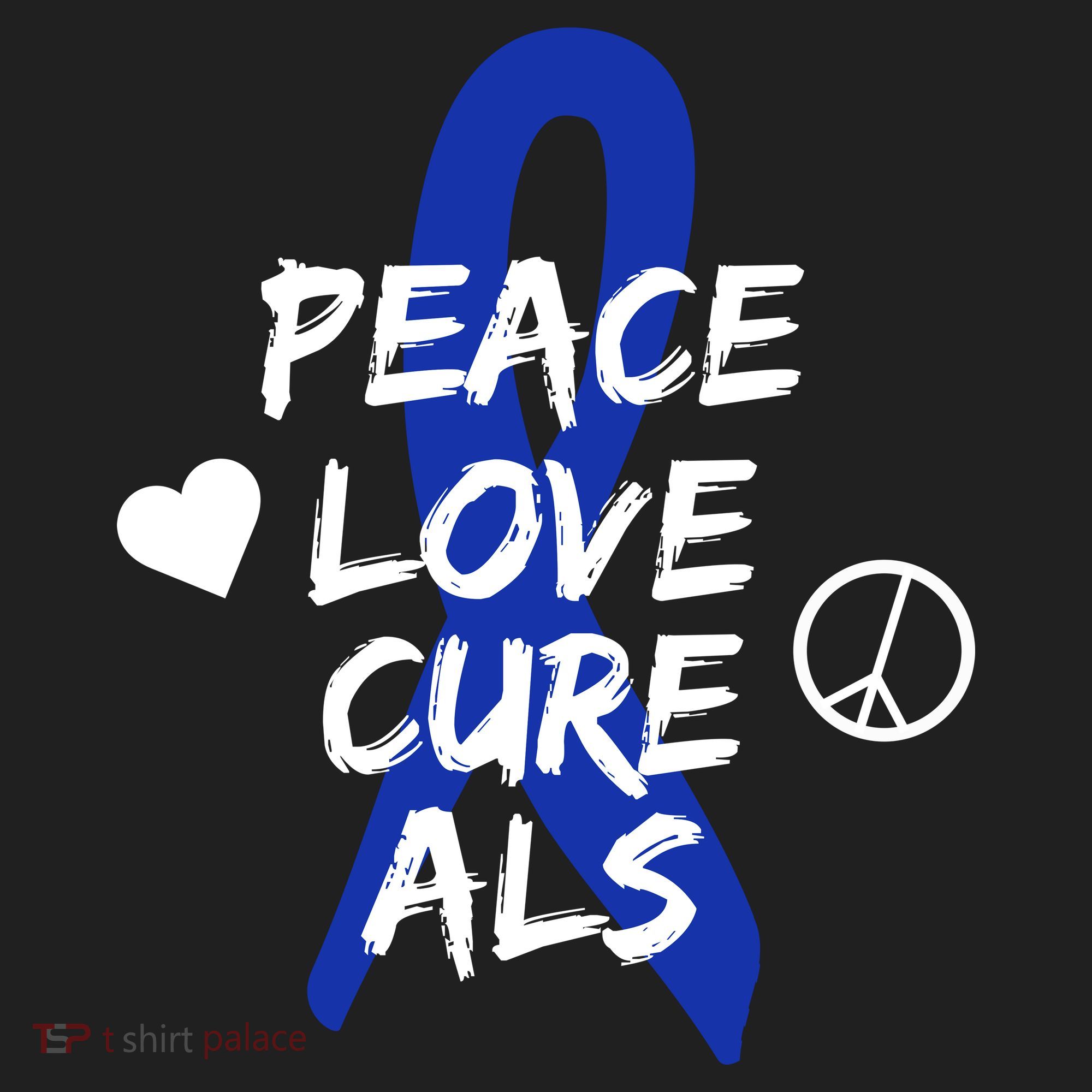 Peace Love Cure ALS Awareness Hat