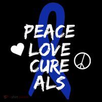 Peace Love Cure ALS Awareness Toddler Hoodie thumb 2