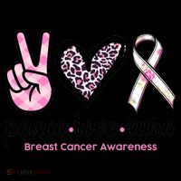 Peace Love Cure Breast Cancer Awareness Fashion Patterns Coffee Mug thumb 5