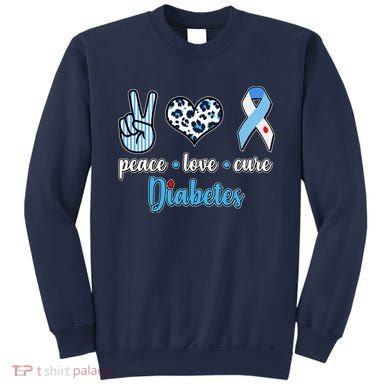 Peace Love Cure Diabetes Sweatshirt