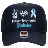 Peace Love Cure Diabetes Hat thumb 0