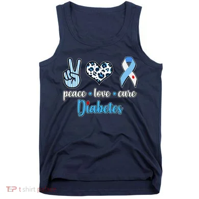 Peace Love Cure Diabetes Tank Top