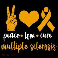 Peace Love Cure Multiple Sclerosis Backpack thumb 2