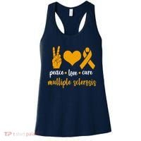 Peace Love Cure Multiple Sclerosis Women's Tank Top thumb 0