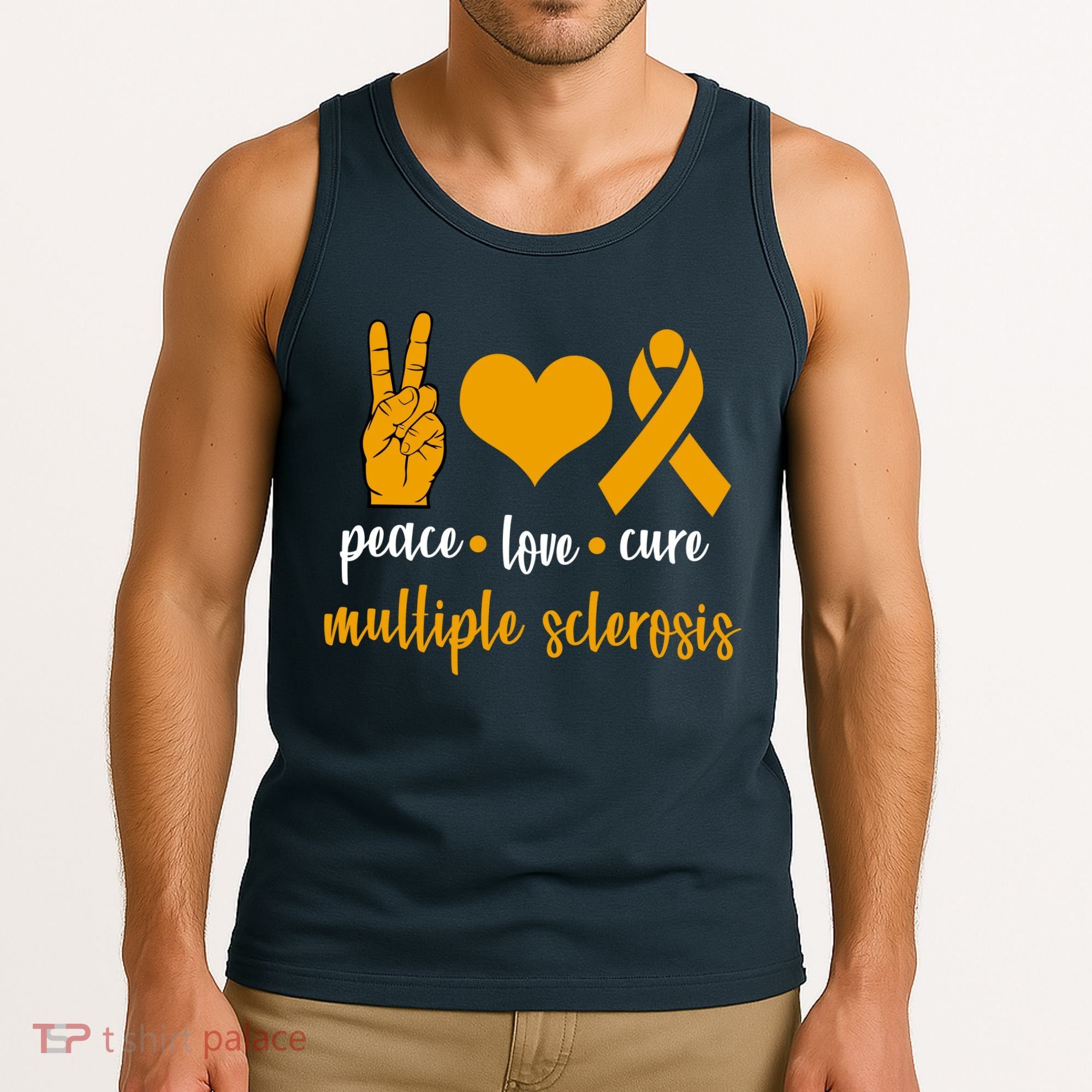 Peace Love Cure Multiple Sclerosis Tank Top