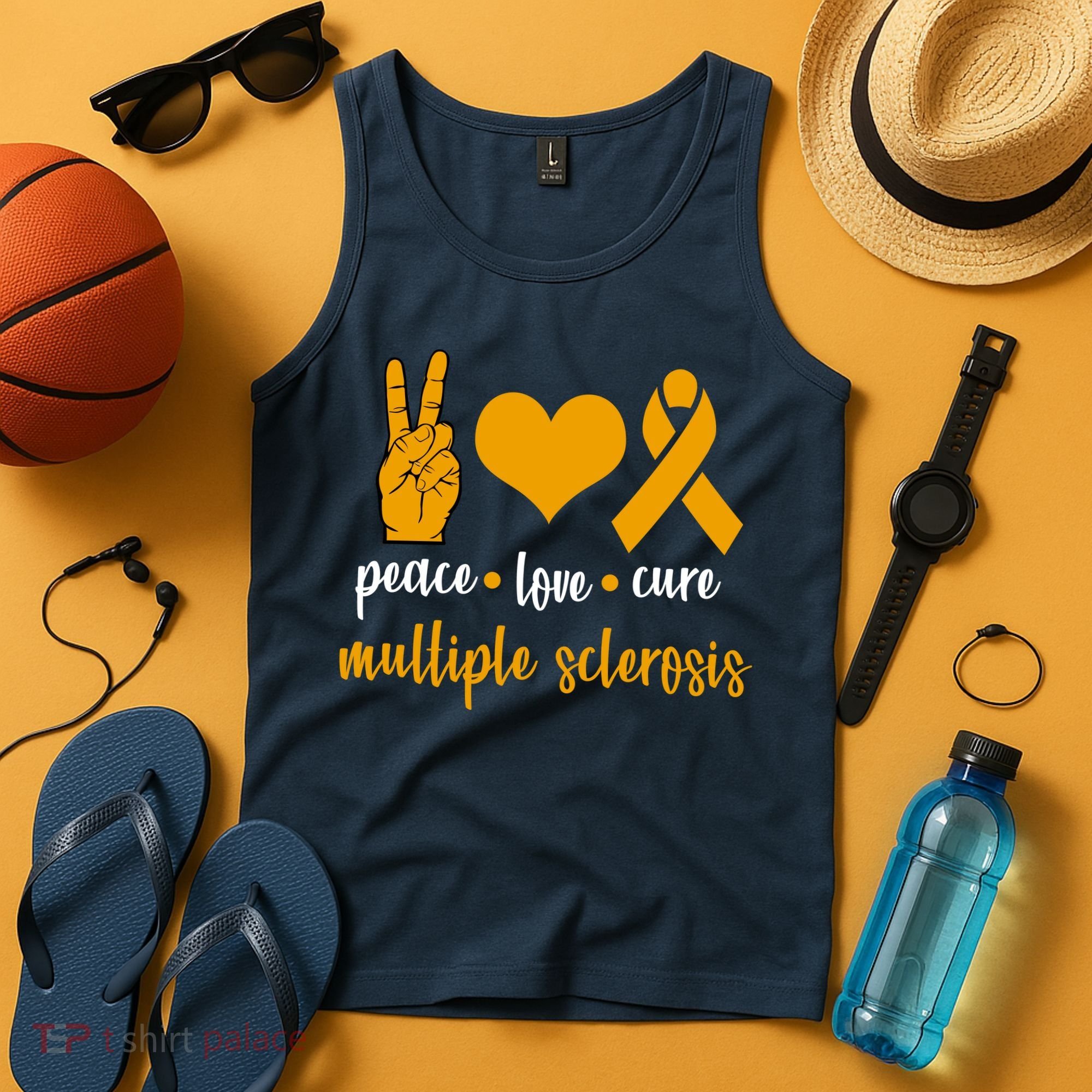 Peace Love Cure Multiple Sclerosis Tank Top