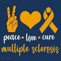 Peace Love Cure Multiple Sclerosis Visor thumb 3