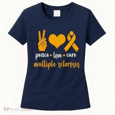 Peace Love Cure Multiple Sclerosis Women's T-Shirt