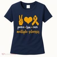Peace Love Cure Multiple Sclerosis Women's T-Shirt thumb 0