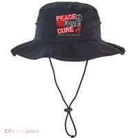 Peace Love Cure Sickle Cell Anemia Bucket Hat thumb 0