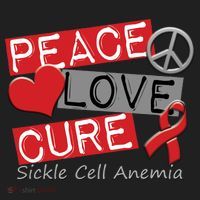 Peace Love Cure Sickle Cell Anemia Hat thumb 2