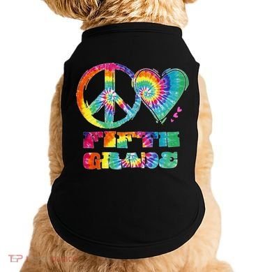 Peace Love Fifth Grade Doggie Tank