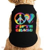 Peace Love Fifth Grade Doggie Tank thumb 0