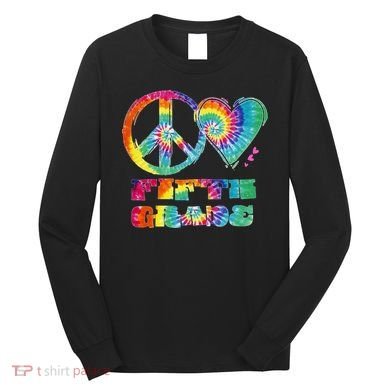 Peace Love Fifth Grade Long Sleeve Shirt